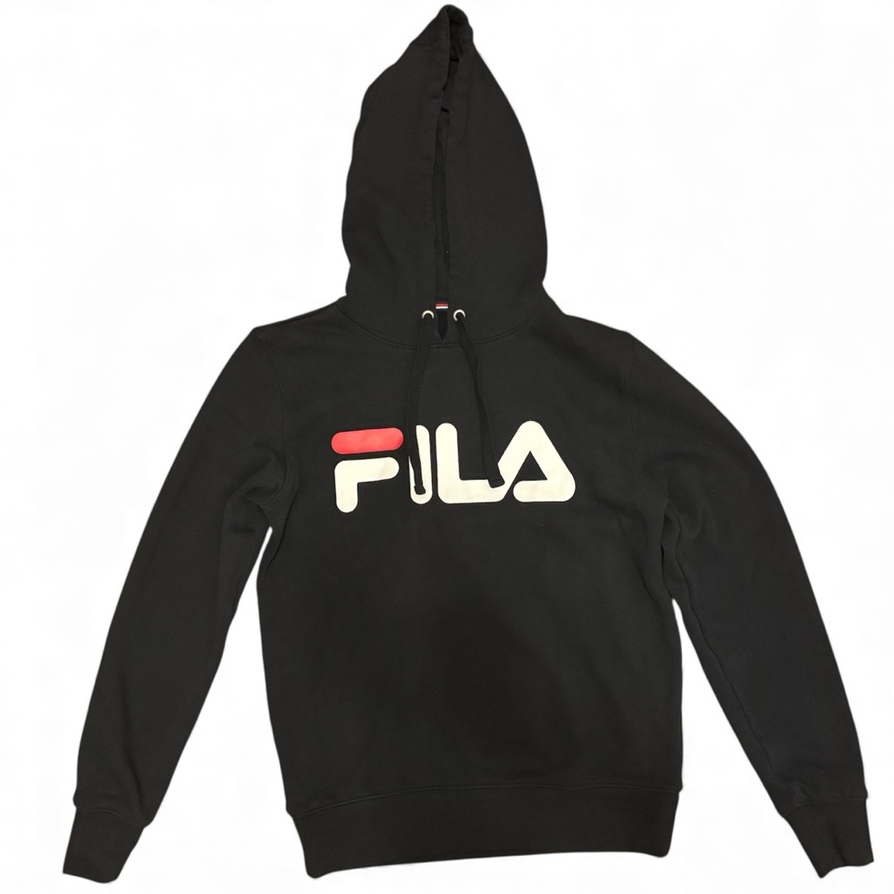 Fila Black Logo Hoodie